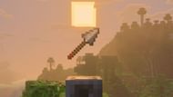 The Minecraft Mounts of Mayhem game drop will add the spear, a brand-new weapon type (Image via Mojang Studios)